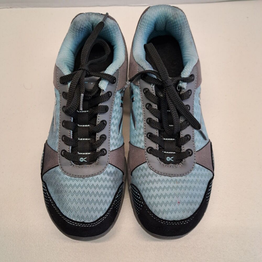 KURU Women's Quantum Glacial Walking Sneakers Gray/Blue/Blk Sz 8W US
